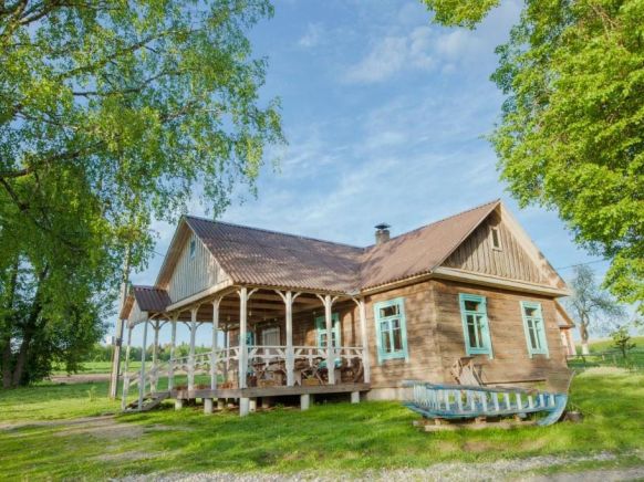 Загородный отель Белые луга по адресу Romany, д. Тиневичи